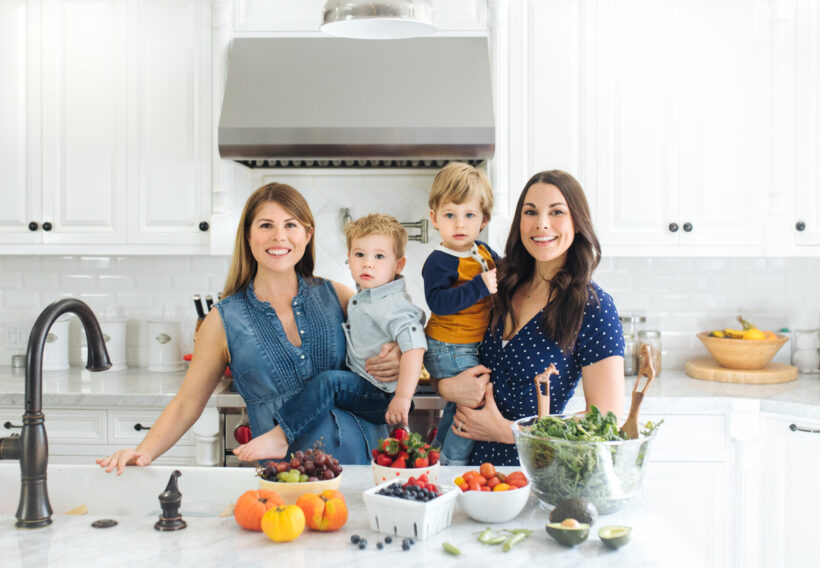 Alexandra and Whitney, authors of The Plant-Based Toddler